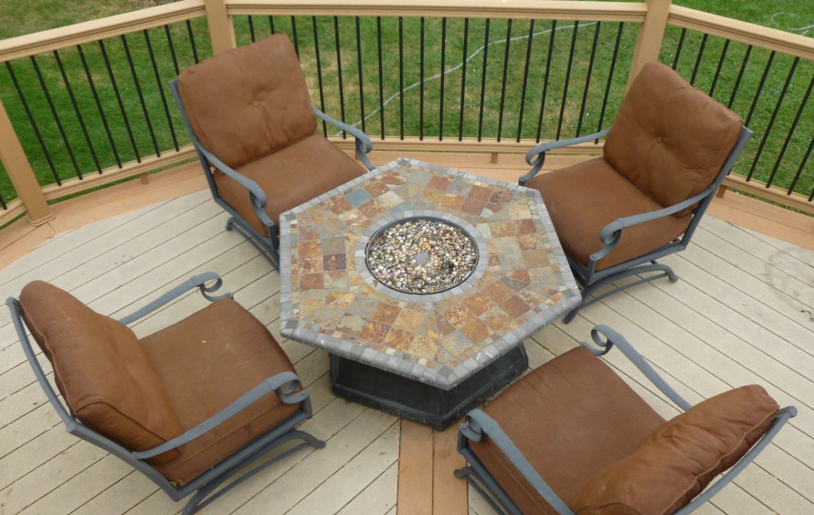 Deck Gas Fire Pit